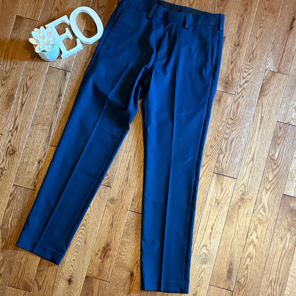 Men's Navy Blue Dress Pants